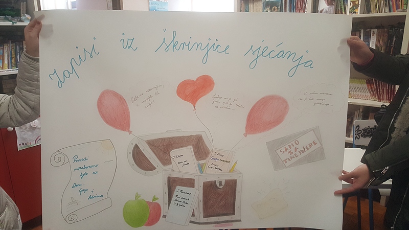 Plakat je izradila Noa Sikirić, učenica 7.a razreda